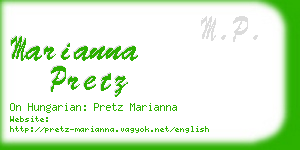 marianna pretz business card